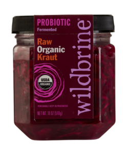 Red Organic Kraut Jar