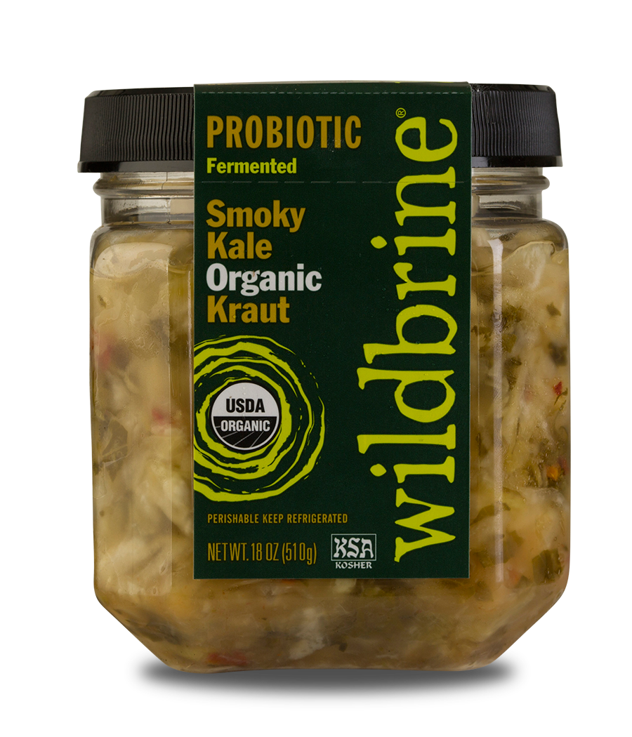 Organic Smoky Kale Kraut wildbrine