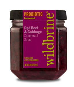 Red cabbage and red beet cabbage sauerkraut