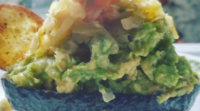 spicy probiotic-rich guacamole recipe