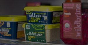 wildCREAMERY plant-based dip, sour cream, butter