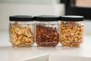 Recycling Plastic Containers with nuts in them