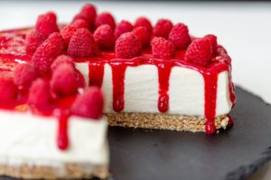 Dairy free baked cheesecake