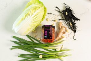 cabbage with kimchi for a healthy microbiome