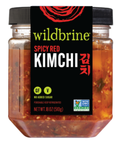Jar of Wildbrine Spicy Red Kimchi